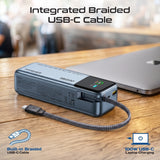 130W Power Delivery 20000mAh PowerBank with In-Built USB-C Cable & Smart Display