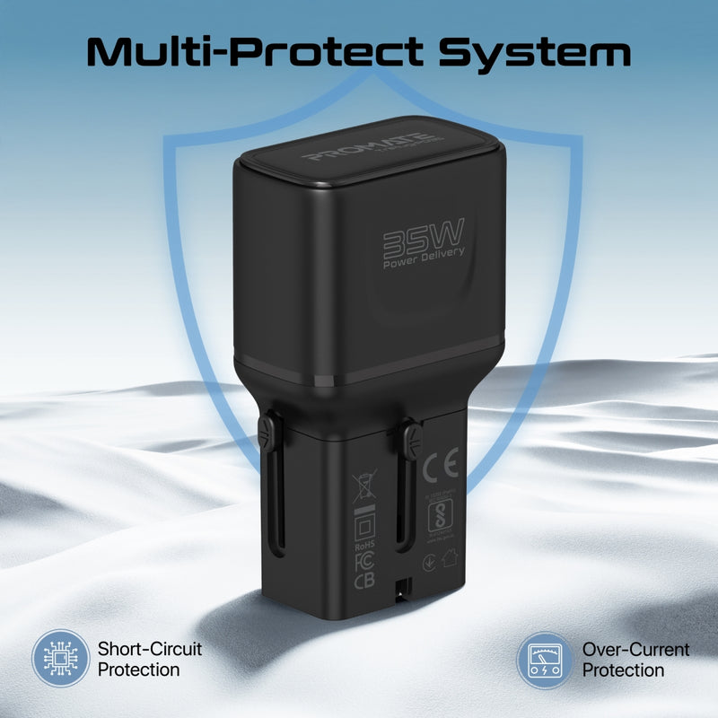 35W Power Delivery Multi-Port Travel Adapter