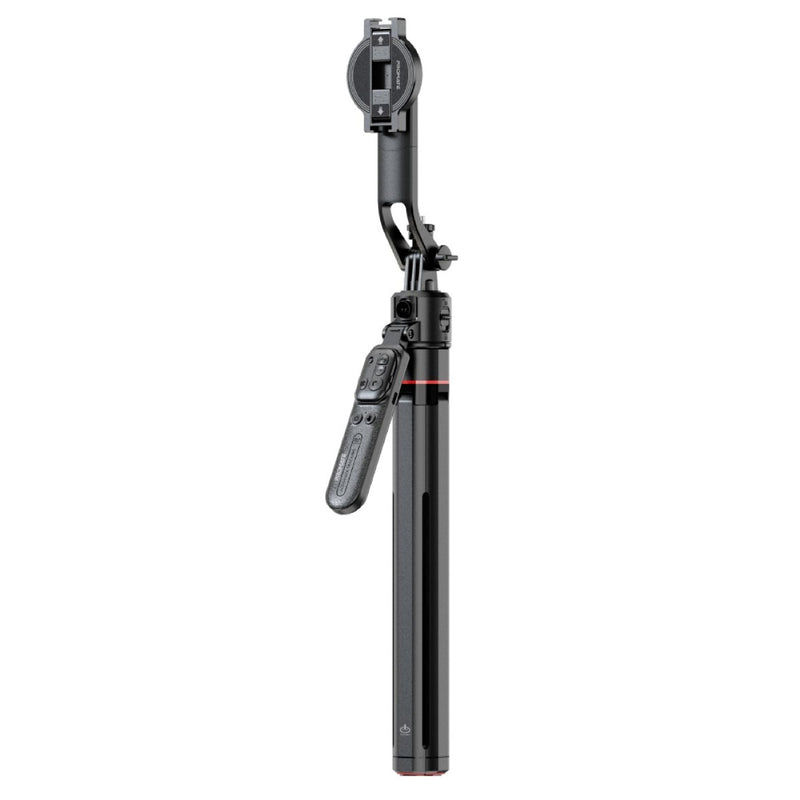 AI-Powered 360° Smart Face Tracking Telescopic Selfie Stick with Auto Pop-Up Stable Tripod Base, Flexible Angle Adjustment & Panoramic Rotation