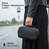 Versatile Tech Pouch w/ Mobile Charging Kit & Biometric Lock with Apple Find My Tracker