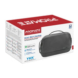 Versatile Tech Pouch w/ Mobile Charging Kit & Biometric Lock with Apple Find My Tracker