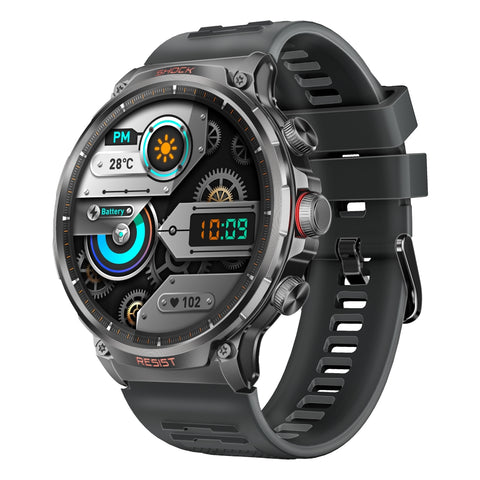 Tough-Built Fitness Tracker Smartwatch with BT Calling