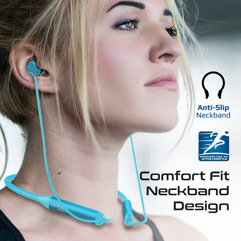 High-Definition ANC Wireless Neckband Earphones – Promate Technologies