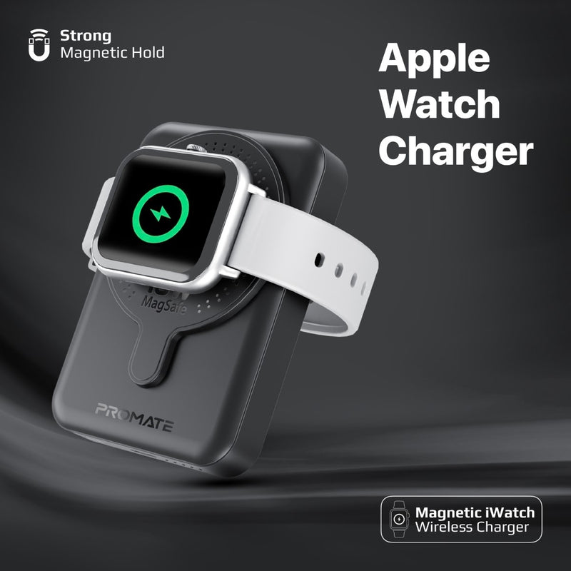 Power Mag SuperCharge MagSafe & Apple Watch Wireless Charging Power Bank ...