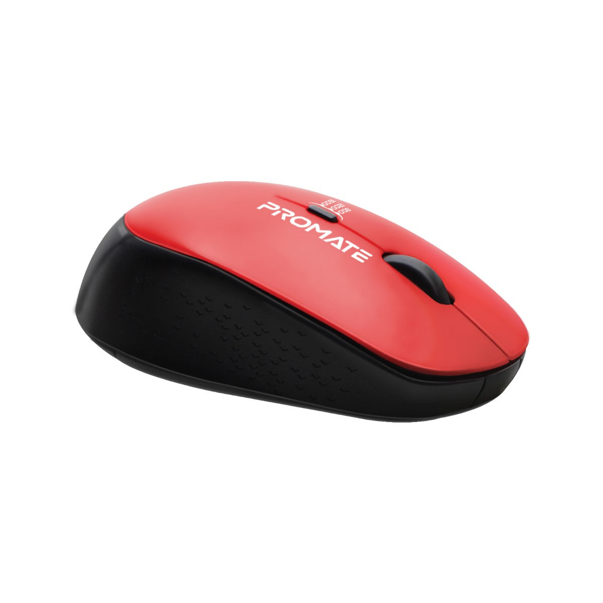 PROMATE Tracker Red 1600DPI MaxComfort Ergonomic Wireless Mouse