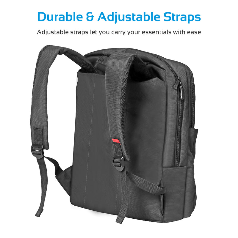 apastron laptop backpack Dual-Pockets Urban Backpack with Multiple Compartments – Promate Technologies