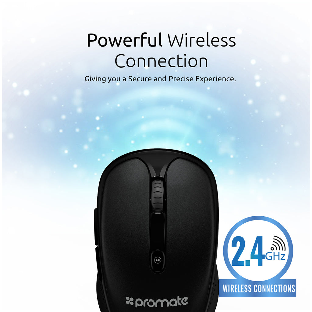 High Performance 2.4Ghz Multimedia Wireless Optical Mouse – Promate ...