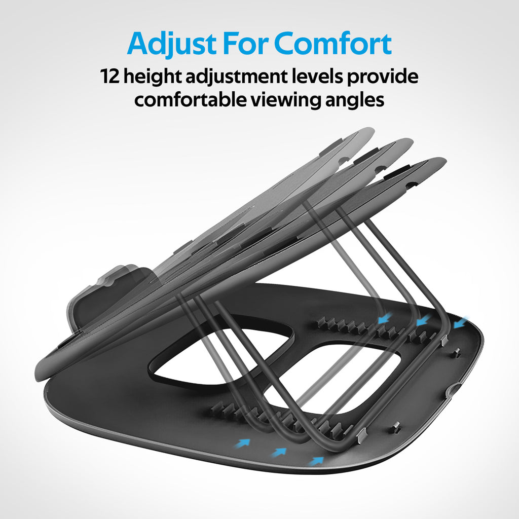 Ventilated Adjustable Laptop DeskStand – Promate Technologies