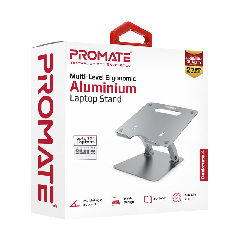 Multi-Level Ergonomic Aluminium Laptop Stand – Promate Technologies