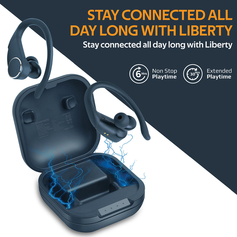 Smart Sporty TWS Earbuds with IntelliTap – Promate Technologies