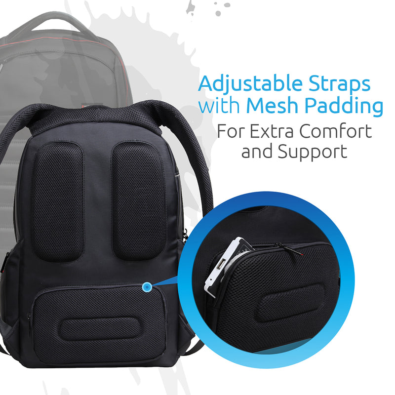 Laptop Backpack with Spacious Design for 15inch Laptop – Promate Technologies Laptop Backpack with Spacious Design for 15inch Laptop – Promate Technologies