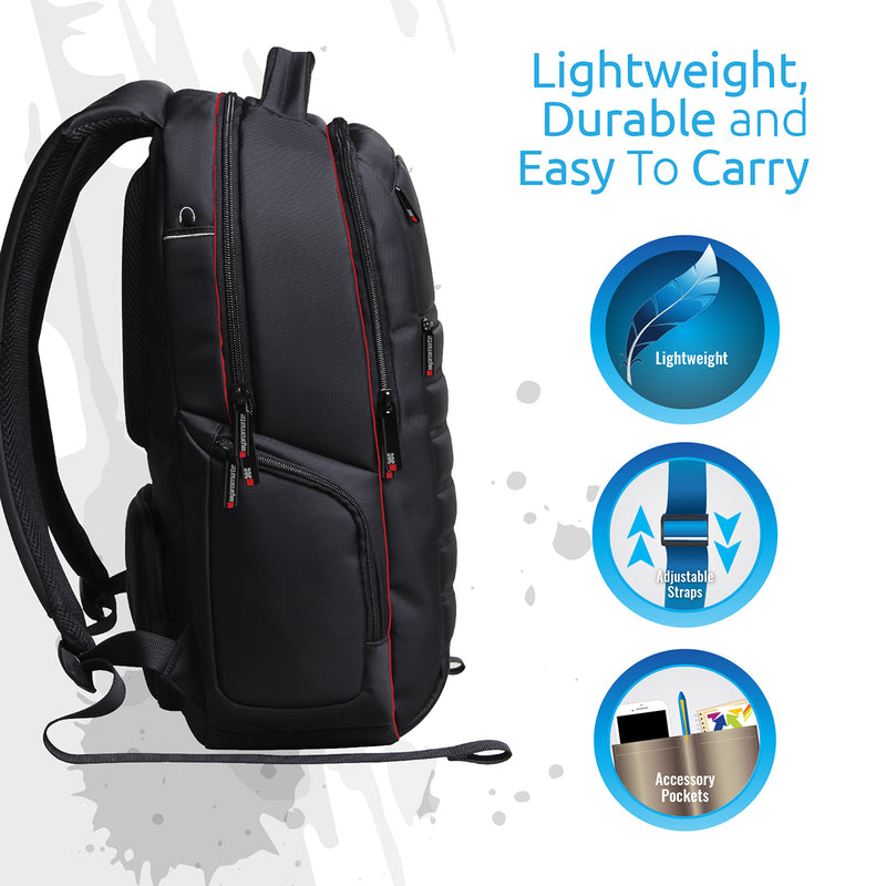 Laptop Backpack with Spacious Design for 15inch Laptop – Promate Technologies Laptop Backpack with Spacious Design for 15inch Laptop – Promate Technologies